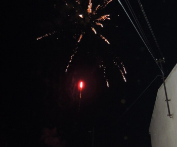 Ohňostroj na Nový rok 2016