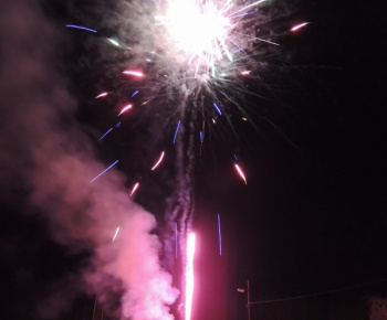 Ohňostroj na Nový rok 2016