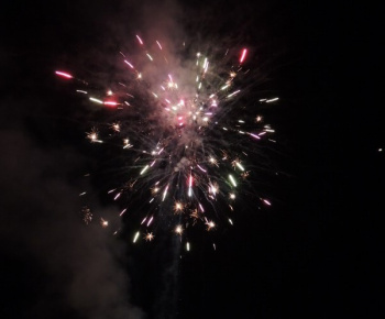 Ohňostroj na Nový rok 2016
