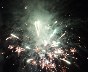 Ohňostroj na Nový rok 2016