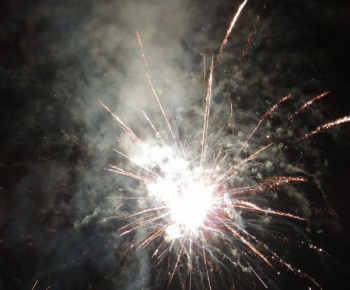 Ohňostroj na Nový rok 2016