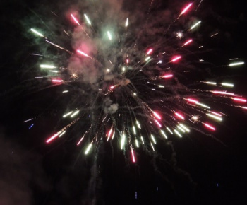 Ohňostroj na Nový rok 2016