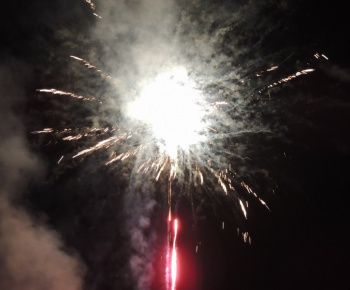 Ohňostroj na Nový rok 2016