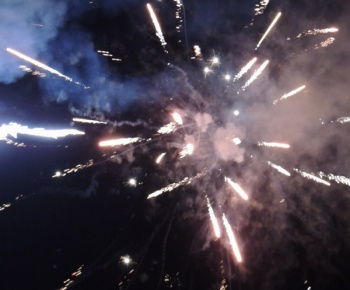 Ohňostroj na Nový rok 2016