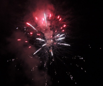 Ohňostroj na Nový rok 2016