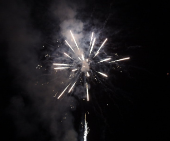 Ohňostroj na Nový rok 2016