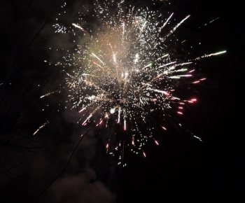 Ohňostroj na Nový rok 2016
