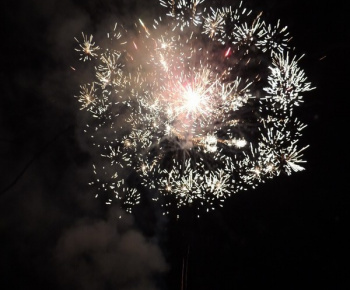 Ohňostroj na Nový rok 2016