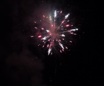 Ohňostroj na Nový rok 2016