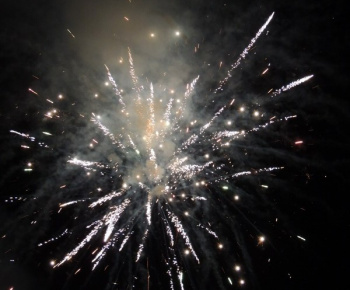Ohňostroj na Nový rok 2016