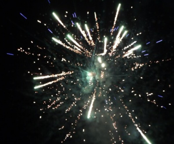Ohňostroj na Nový rok 2016