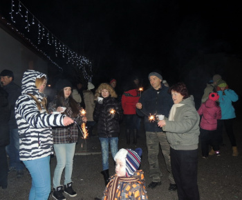 Ohňostroj na Nový rok 2016
