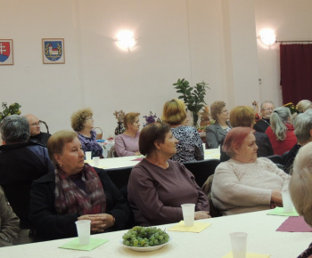 Posedenie s dôchodcami 26.10.2015