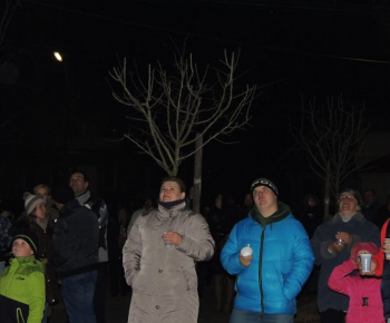 Ohňostroj na Nový rok 2015