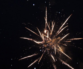 Ohňostroj na Nový rok 2015