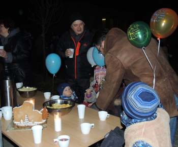 Ohňostroj na Nový rok 2015