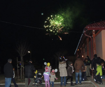 Ohňostroj na Nový rok 2015