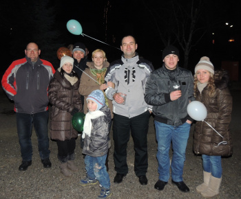 Ohňostroj na Nový rok 2015