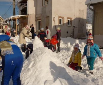 Snehuliakovo a sánkovačka
