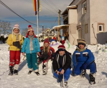 Snehuliakovo a sánkovačka