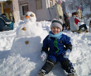 Snehuliakovo a sánkovačka