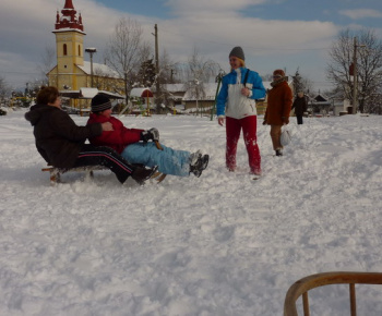 Snehuliakovo a sánkovačka