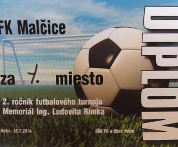 II. ročník Memoriál Ing. Ľ. Rimka - 2014 