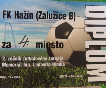 II. ročník Memoriál Ing. Ľ. Rimka - 2014 