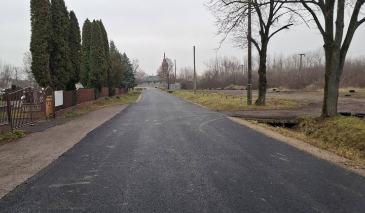Rekonštrukcia časti miestnych komunikácii v obci Hažín
