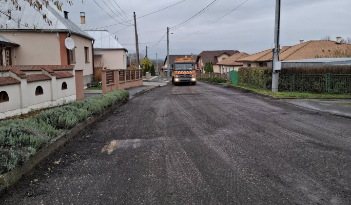 Rekonštrukcia časti miestnych komunikácii v obci Hažín