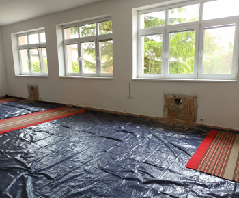 Rekonštrukcia kúrenia v komunitnom centre