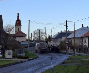 Rekonštrukcia časti miestnych komunikácii v obci Hažín